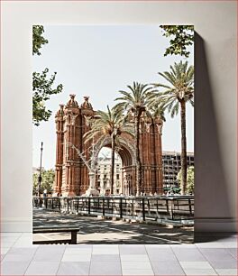 Πίνακας, Archway with Palm Trees Αψίδα με Φοίνικες