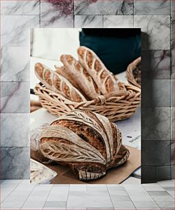 Πίνακας, Artisanal Bread Display Επίδειξη βιοτεχνικού ψωμιού