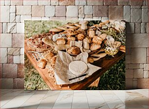 Πίνακας, Assorted Bread and Cheese Platter Ποικιλία για ψωμί και τυρί