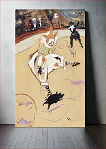 Πίνακας, At the Circus Fernando: Medrano with a Piglet (ca. 1889) by Henri de Toulouse–Lautrec. Or