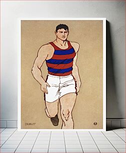 Πίνακας, Athlete (ca. 1908) by Edward Penfield