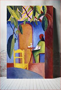 Πίνακας, August Macke's Türkisches Café (1914)