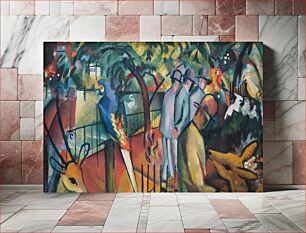 Πίνακας, August - Macke Zoological Garden I. 1912