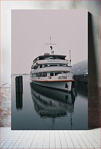 Πίνακας, Austrian Steamboat Reflection Αντανάκλαση αυστριακού ατμόπλοιου