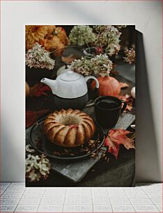 Πίνακας, Autumn Tea Time Φθινοπωρινή ώρα τσαγιού