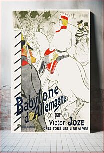 Πίνακας, Babylone d’Allemagne (1894) print by Henri de Toulouse–Lautrec