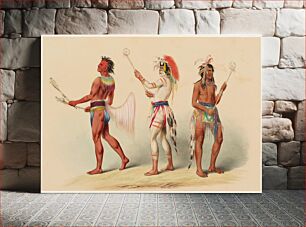 Πίνακας, Ball Players (1844) by George Catlin