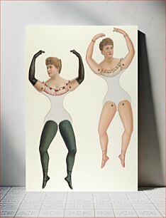 Πίνακας, Ballerina and Bloomer Girls (Prima Donna) Paper Dolls