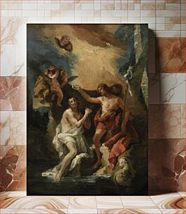 Πίνακας, Baptism of Christ by Giovanni Battista Tiepolo, Smithsonian American Art Museum, Bequest of Mabel Johnson Langhorne