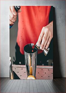 Πίνακας, Bartender Pouring Drink Bartender Pouring Drink