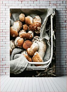 Πίνακας, Basket of Mushrooms Καλάθι με μανιτάρια