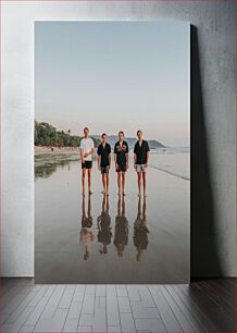 Πίνακας, Beach Group Reflection Αντανάκλαση ομάδας παραλίας