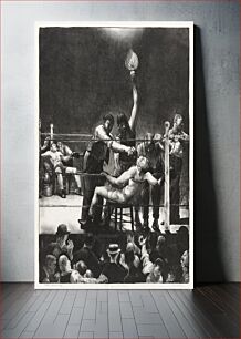 Πίνακας, Between rounds, small, second stone (1923) in high resolution by George Wesley Bellows