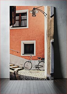 Πίνακας, Bicycle against a Colorful Wall Ποδήλατο ενάντια σε έναν πολύχρωμο τοίχο