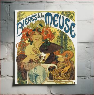 Πίνακας, Bières de la Meuse (2012) chromolithograph by Alphonse Mucha