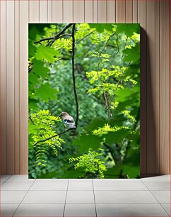 Πίνακας, Bird Among Greenery Πουλί Ανάμεσα στο Πράσινο