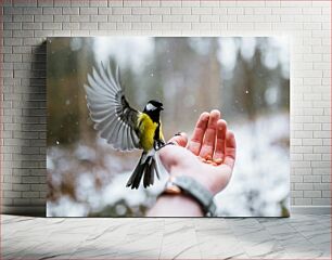 Πίνακας, Bird Feeding in Winter Σίτιση πουλιών το χειμώνα