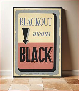 Πίνακας, Blackout means black CH