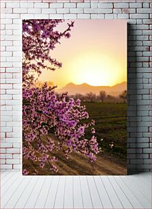 Πίνακας, Blossoms at Sunset Άνθη στο ηλιοβασίλεμα