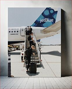 Πίνακας, Boarding the Plane Επιβίβαση στο αεροπλάνο