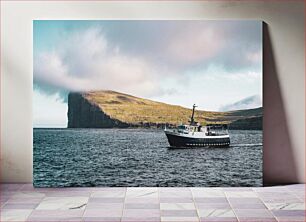 Πίνακας, Boat by the Cliff Boat by the Cliff