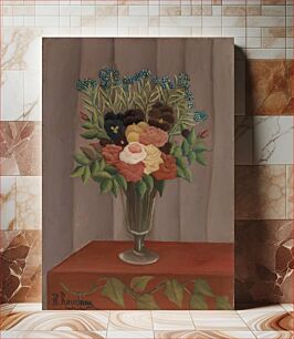 Πίνακας, Bouquet of Flowers (Bouquet de fleurs) by Henri Rousseau