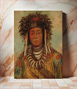 Πίνακας, Boy Chief - Ojibbeway (1843)by George Catlin