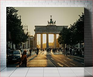 Πίνακας, Brandenburg Gate at Sunset Πύλη του Βρανδεμβούργου στο ηλιοβασίλεμα