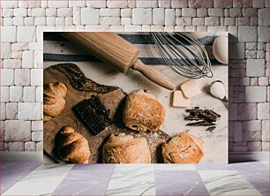 Πίνακας, Breakfast Pastries Preparation Προετοιμασία αρτοσκευασμάτων πρωινού