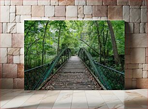 Πίνακας, Bridge in the Forest Γέφυρα στο Δάσος