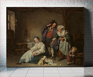 Πίνακας, Broken Eggs by Jean-Baptiste Greuze