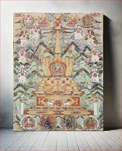 Πίνακας, Buddha Within a Stupa, Tibet