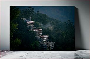 Πίνακας, Building in the Forest Κτίριο στο Δάσος