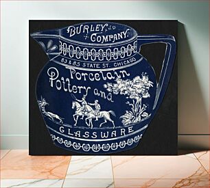 Πίνακας, Burley and Company. Porcelain pottery and glassware