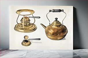 Πίνακας, Burner and Kettle (1935–1942) by Edith Magnette