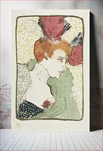 Πίνακας, Bust of Mademoiselle Lender (1895) by Henri de Toulouse–Lautrec