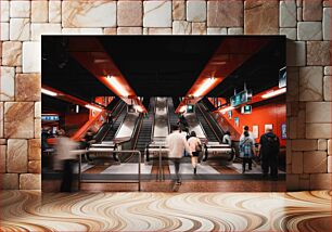 Πίνακας, Busy Subway Station Πολυσύχναστος σταθμός του μετρό