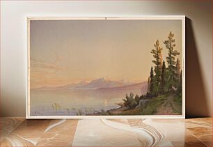 Πίνακας, California views. No. 4. Lake Tahoe, looking southwest