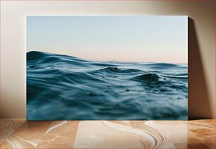 Πίνακας, Calm Ocean Waves at Sunset Ήρεμα κύματα ωκεανού στο ηλιοβασίλεμα