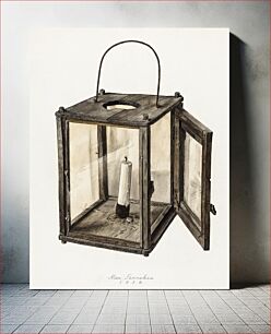 Πίνακας, Candle Lantern (1938) by Max Fernekes