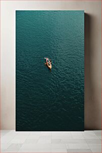 Πίνακας, Canoeing on Tranquil Waters Κωπηλασία με κανό σε ήρεμα νερά