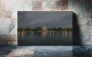 Πίνακας, Capitol Building at Dusk Κτήριο Καπιτώλιο στο σούρουπο