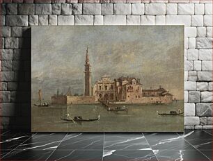 Πίνακας, Capriccio of an Island in the Venetian Laguna by Giacomo Guardi