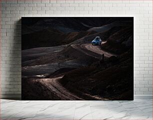 Πίνακας, Car on a Mountain Road Αυτοκίνητο σε Ορεινό Δρόμο