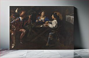 Πίνακας, Card players by Valentin De Boulogne