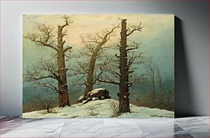 Πίνακας, Caspar David Friedrich - Cairn in Snow