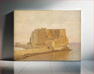 Πίνακας, Castel dell'Ovo in Naples by Christen Købke