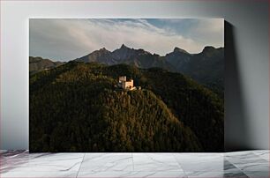 Πίνακας, Castle in the Mountains Κάστρο στα βουνά