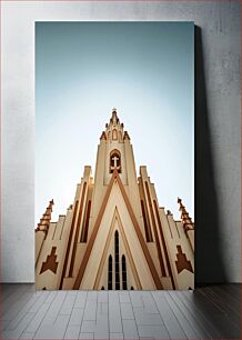 Πίνακας, Cathedral Spire Against Clear Sky Cathedral Spire Against Clear Sky