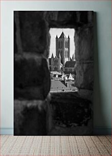 Πίνακας, Cathedral Through Old Walls Καθεδρικός ναός μέσα από παλιά τείχη